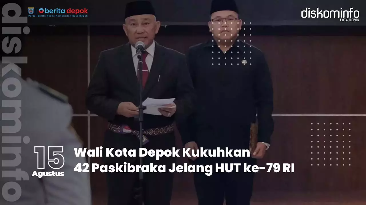 Video Berita: Wali Kota Depok Kukuhkan 42 Paskibraka Jelang HUT ke-79 RI