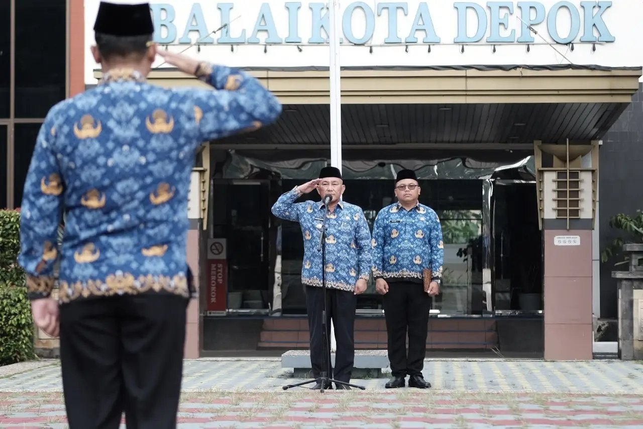 Jelang Masa Jabatan Berakhir, Wali Kota Depok Jadi Pembina Apel Pagi ASN
