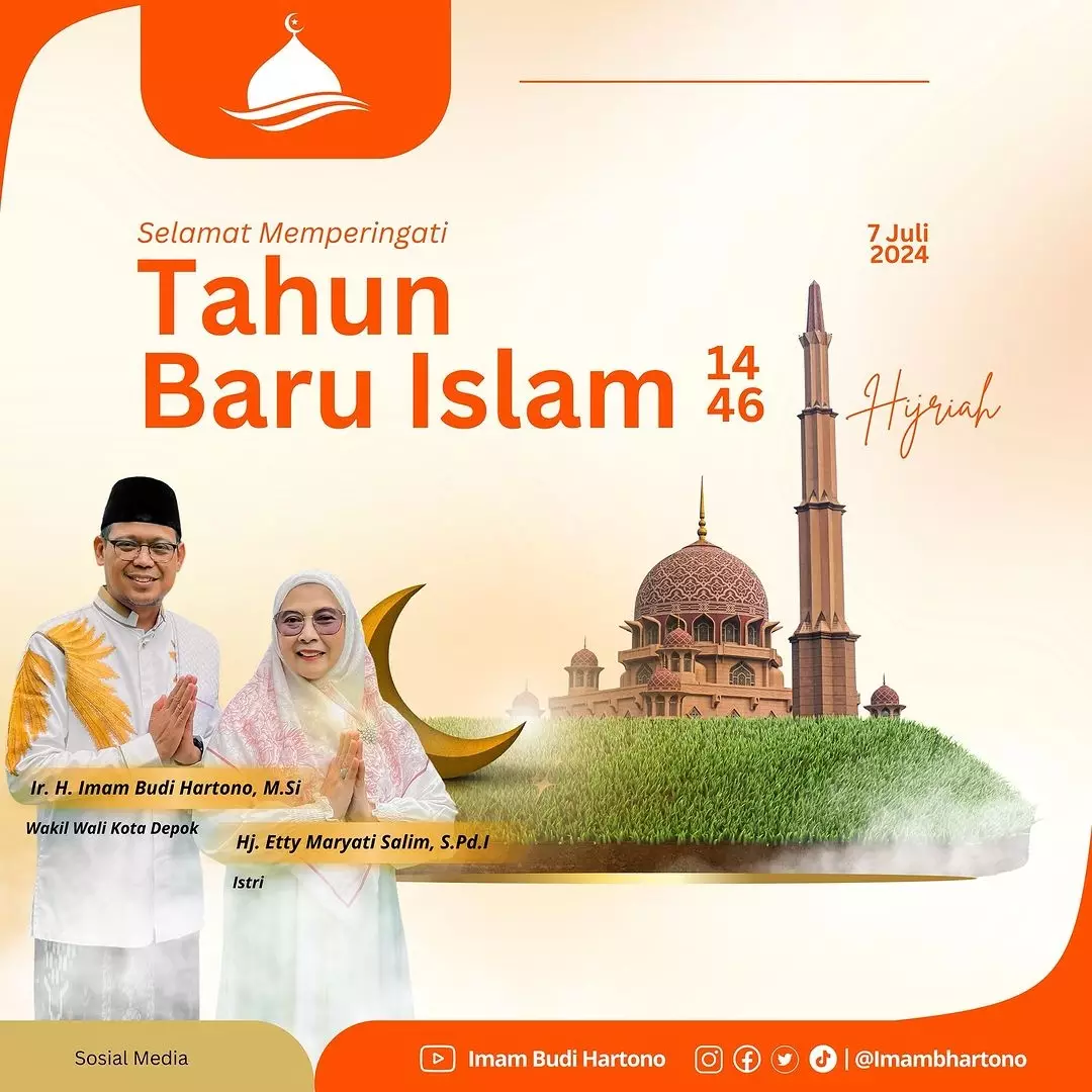 Tahun Baru Islam Momentum Perkuat Perbaikan, Bang Imam: Jadikan Kota Depok sebagai Green City