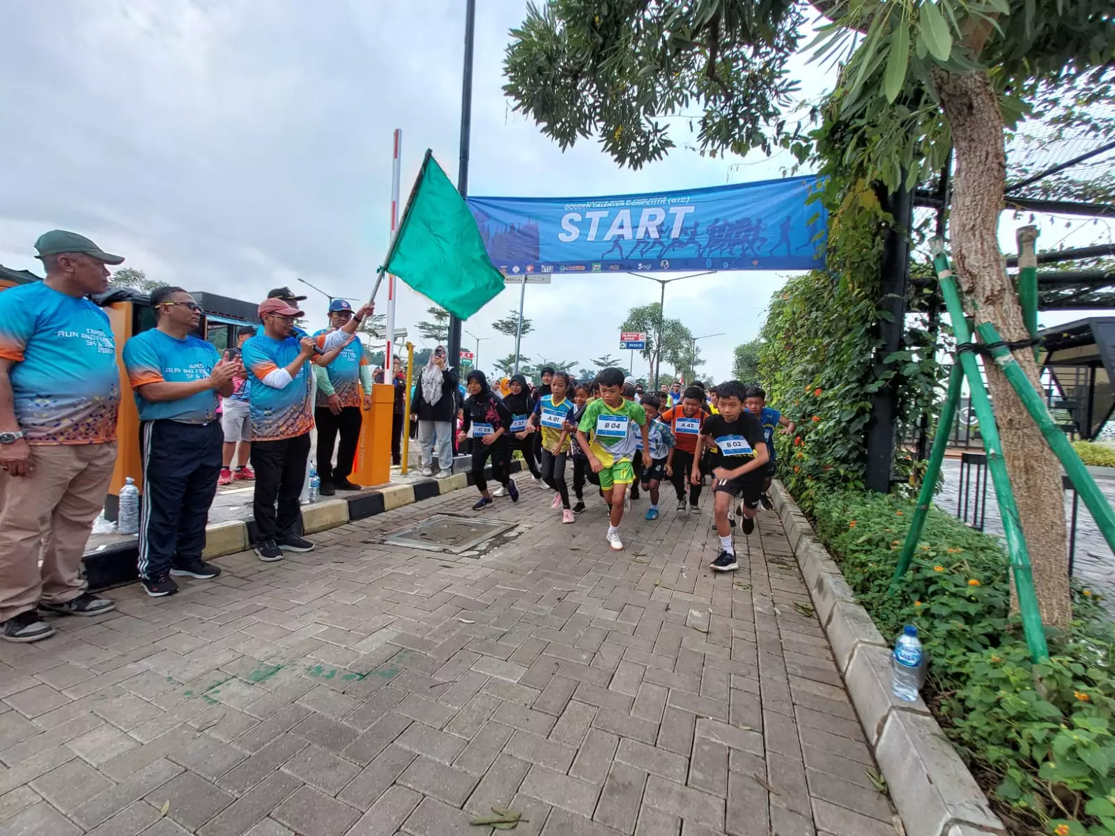 Lepas Lomba Lari Fun and Run Kecamatan Tapos, Bang Imam: Selalu Jaga Kesehatan