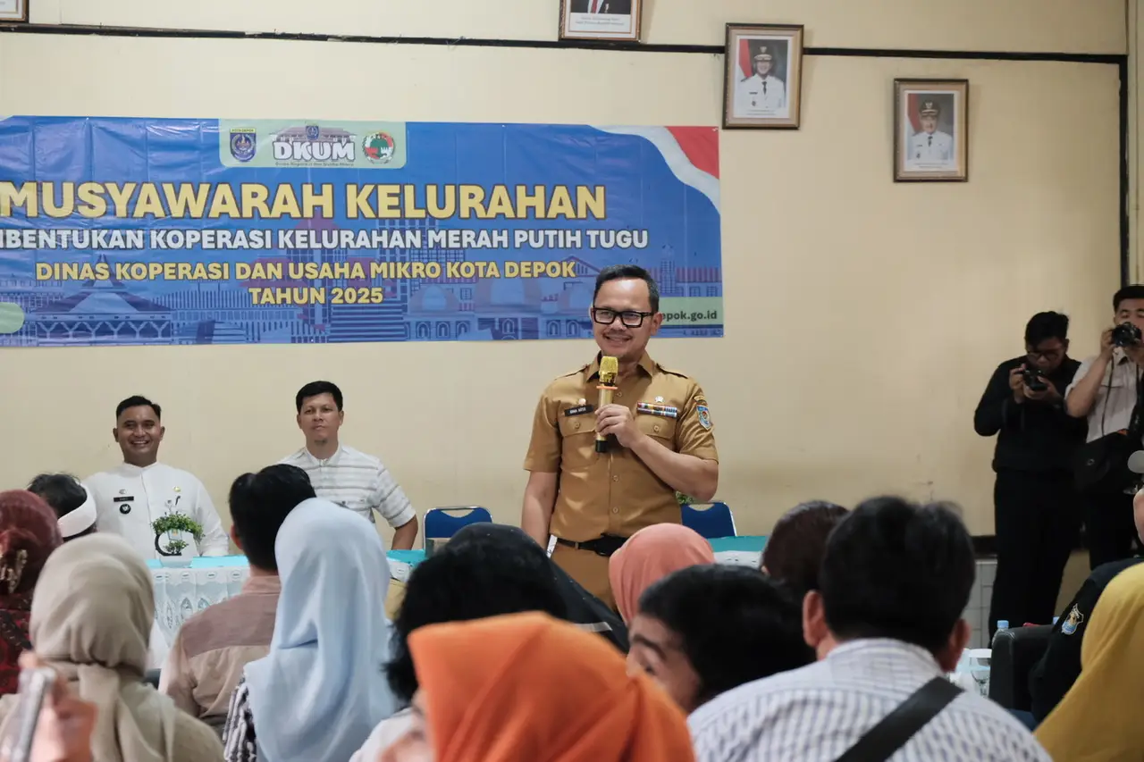 Wamendagri Hadiri Muskel Pembentukan Koperasi Merah Putih Kelurahan Tugu