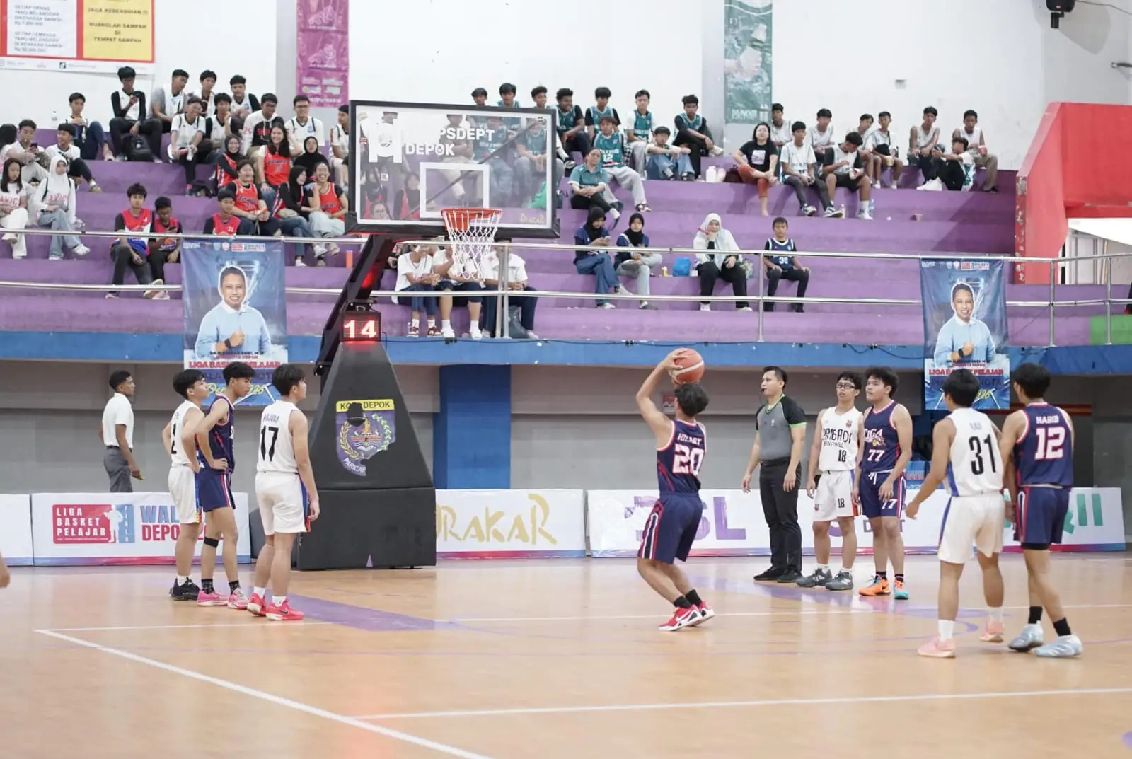 Depok Nyalakan Mesin Prestasi, Liga Basket Pelajar Piala Wali Kota 2026 Dibuka