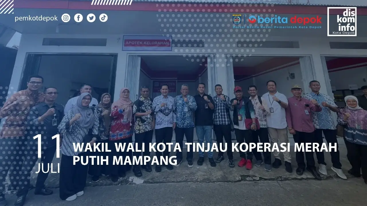 Tinjau Koperasi Kelurahan Merah Putih Kelurahan Mampang