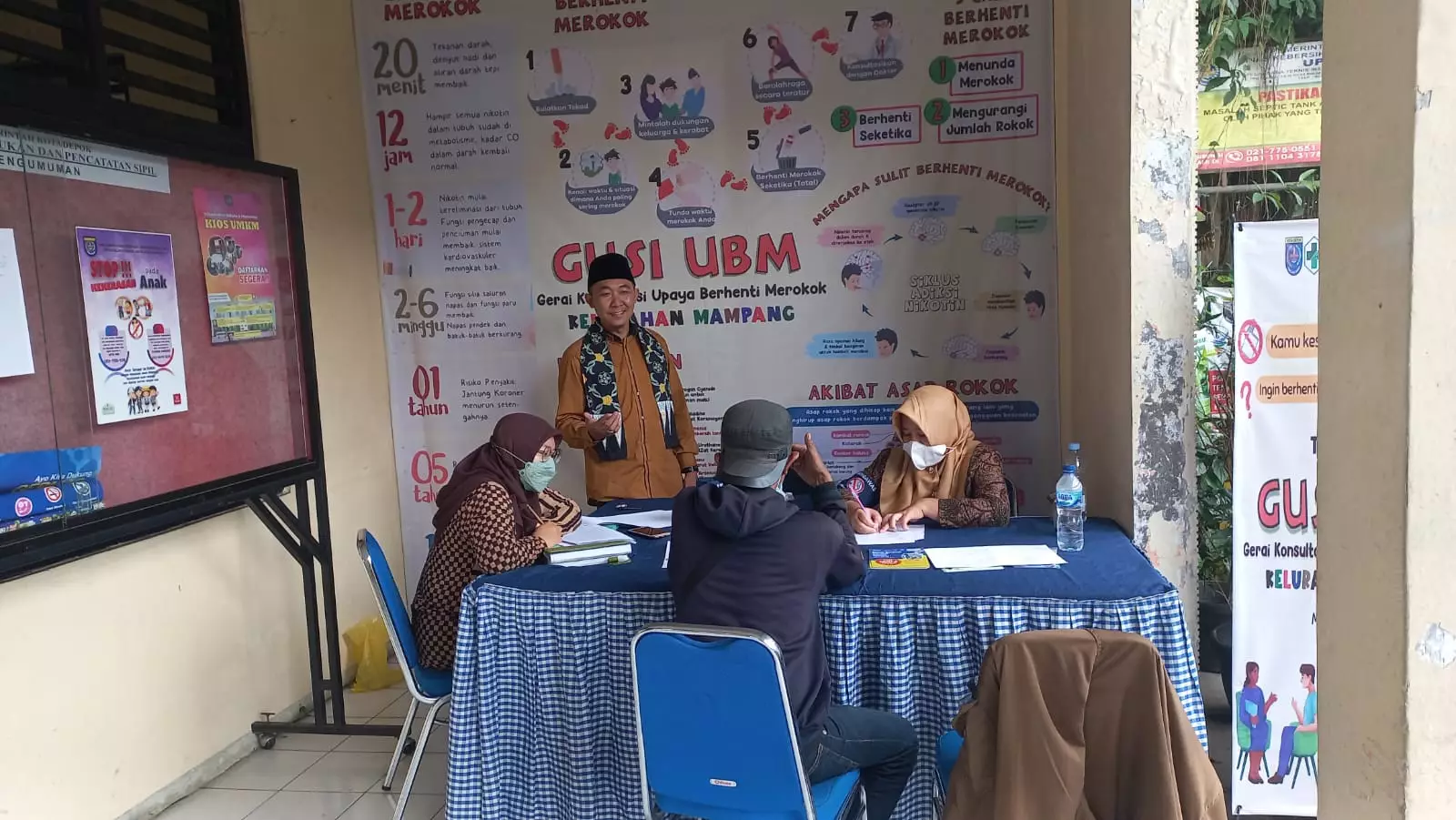 Kelurahan Mampang Buka Layanan Konseling Berhenti Merokok Gratis