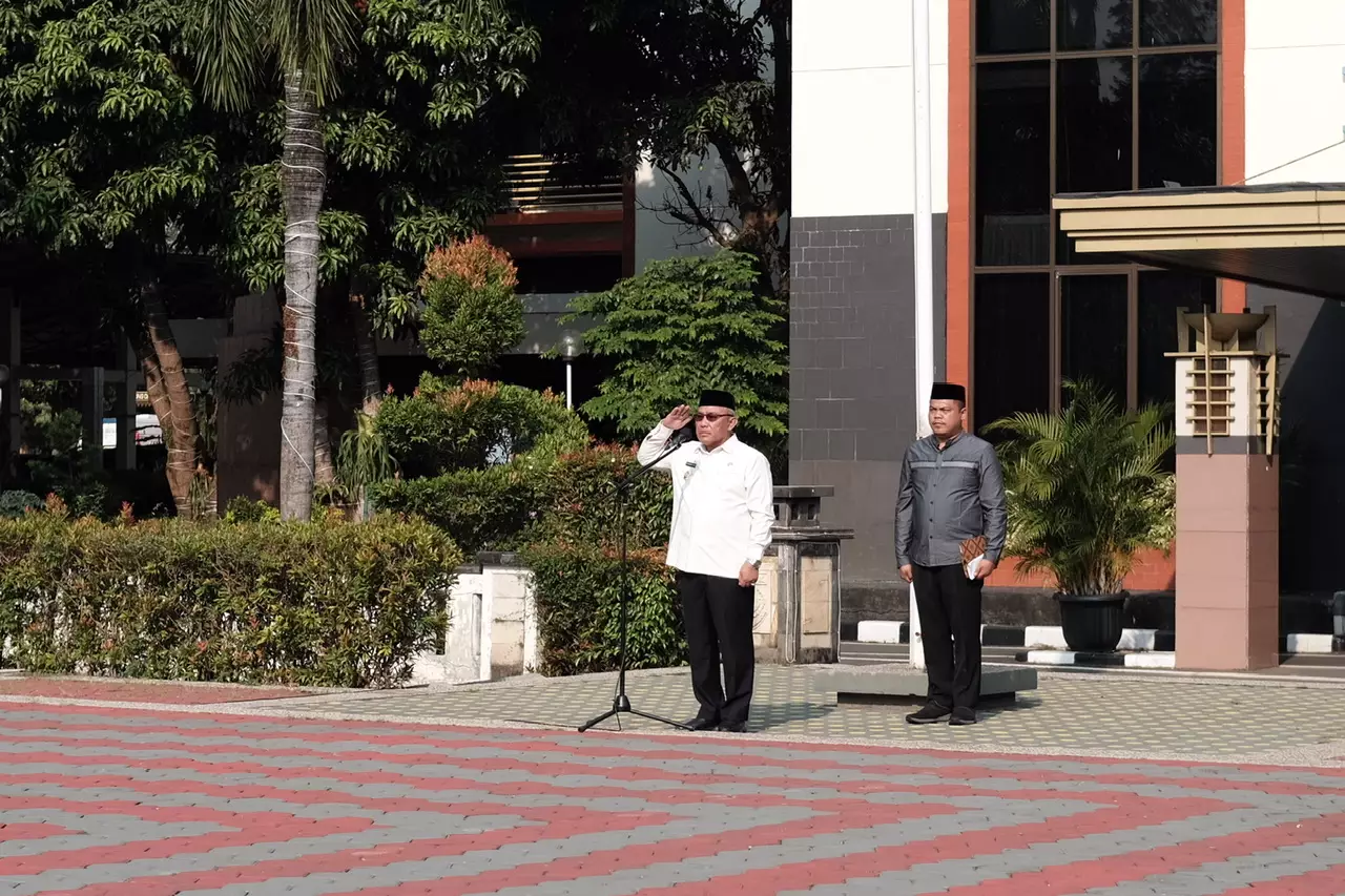 Pimpin Apel Pagi, Wali Kota Depok Ingatkan Perangkat Daerah Terkait Realisasi Anggaran