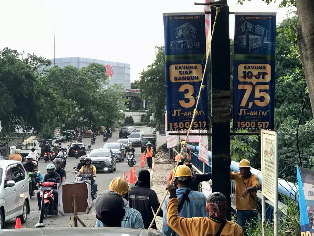 Pengerjaan Jembatan GDC Masuk Tahapan Perbaikan Abutment