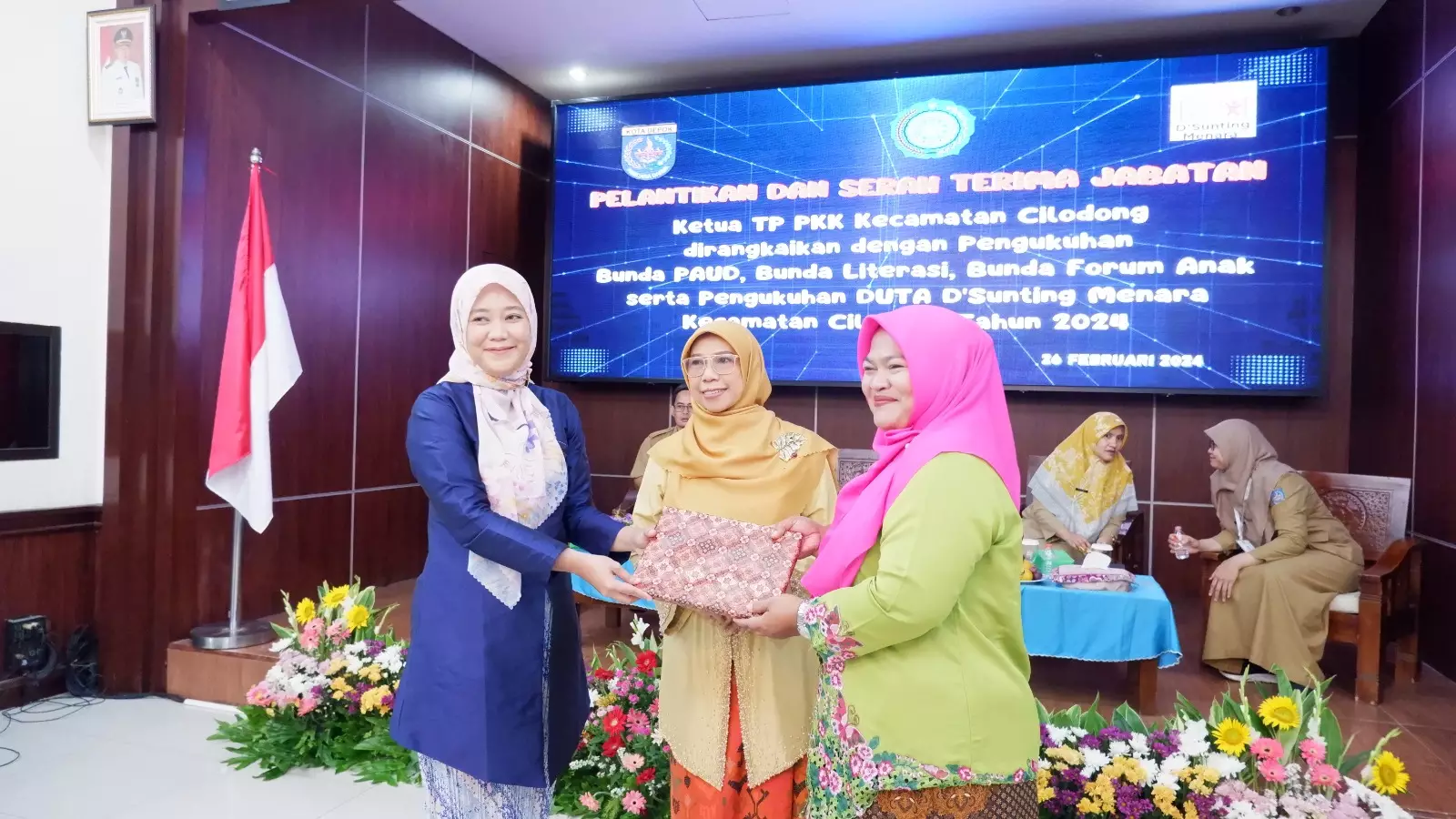 Levo Astrid Resmi Dilantik Sebagai Ketua Tim Penggerak PKK Cilodong