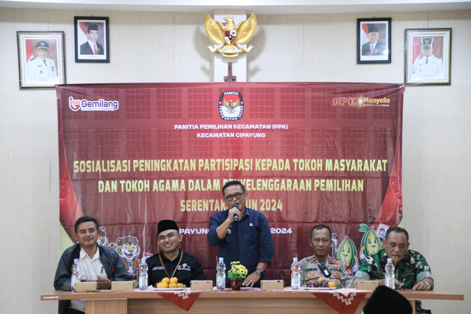 Camat Cipayung Targetkan 70 Persen Partisipas Pilkada 2024