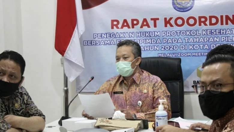 Rapat Koordinasi Protokol Kesehatan Covid-19 Pada Tahapan Pilkada Serentak Tahun 2020