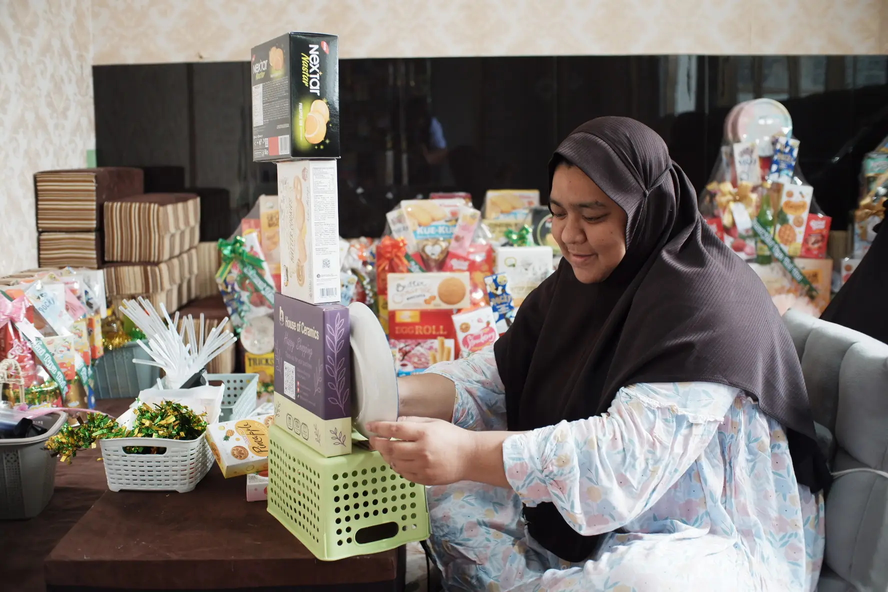 Jelang Idulfitri 1447 H, Penjual Parsel Lebaran di Depok Mulai Kebanjiran Order