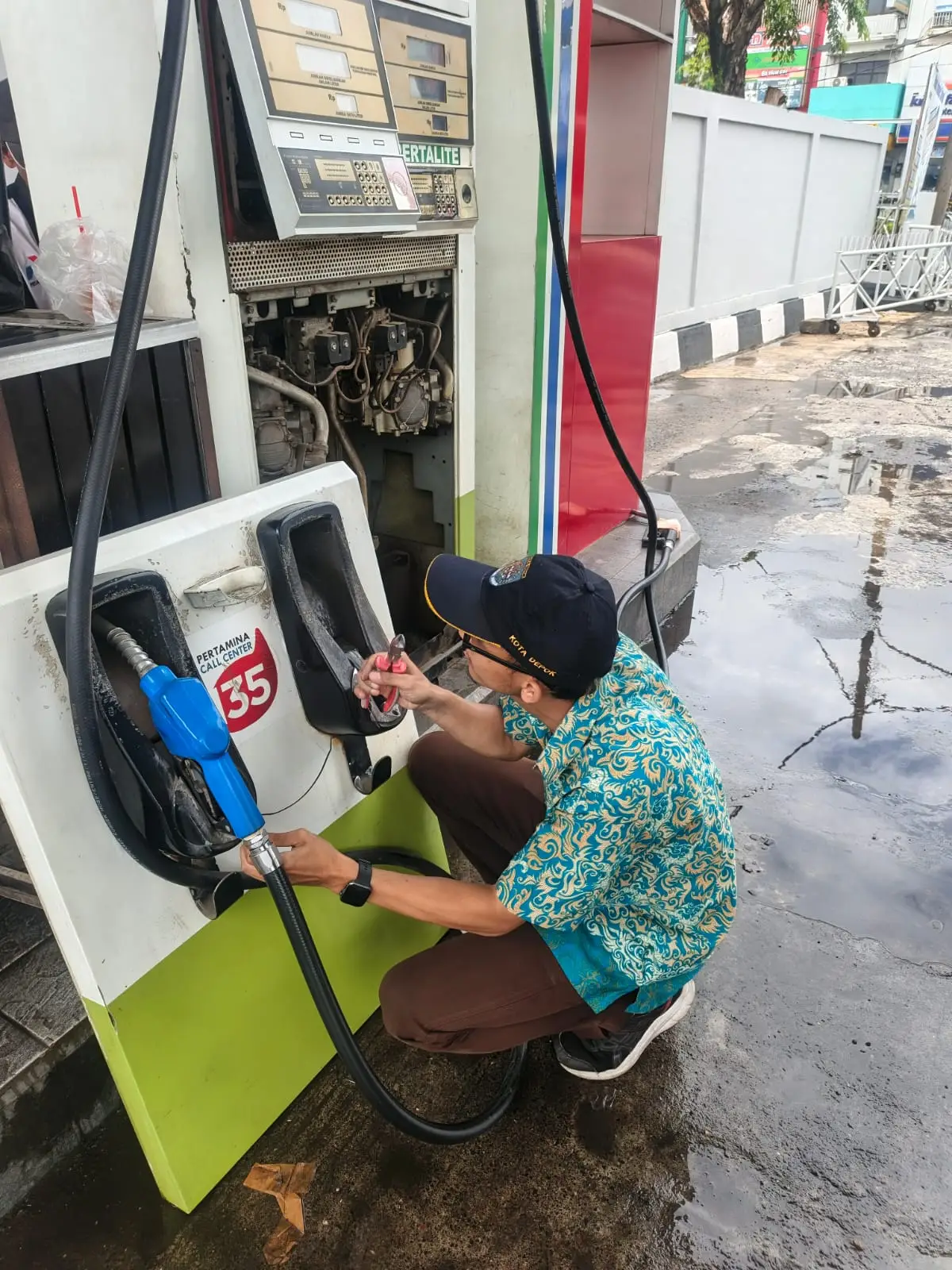 Tak Ada Kecurangan, Disdagin Pastikan BBM Kurang di SPBU Depok Akibat Mesin Rusak