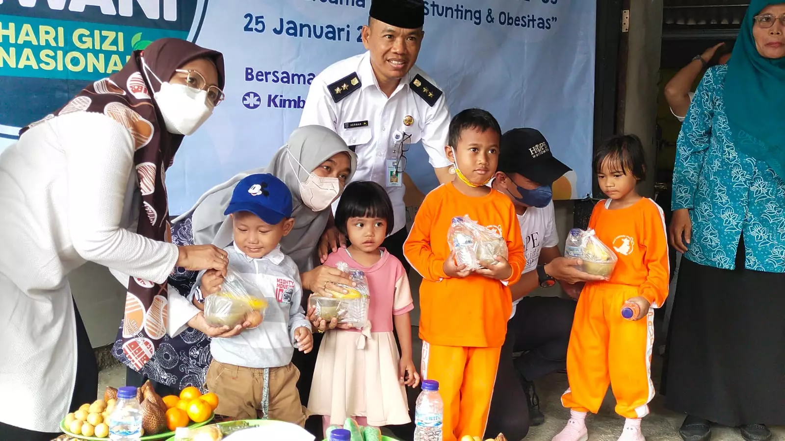 600 Balita Kelurahan Depok Diberi Makanan Tambahan Penunjang Gizi Seimbang
