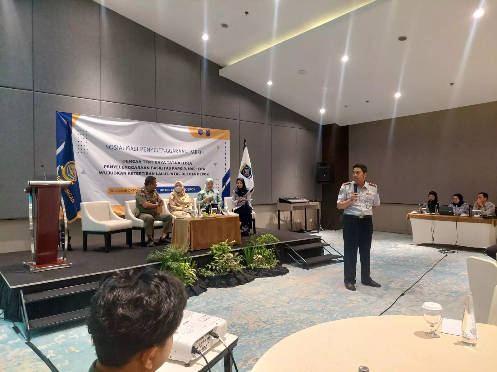 Dishub Kota Depok Gelar Sosialisasi Perparkiran, Dorong Tertib Lalu Lintas dan Pajak Parkir