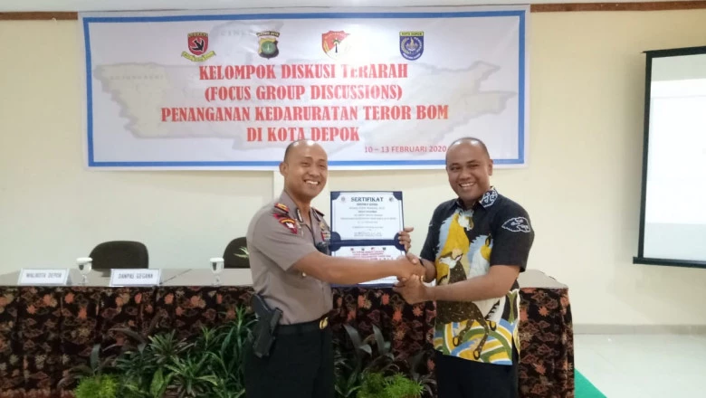 FGD Penanganan Kedaruratan Teror Bom di Kota Depok Hasilkan Rekomendasi