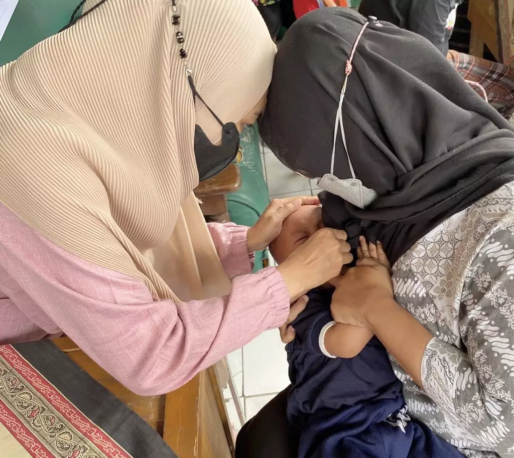 Puskesmas Abadijaya Berhasil Beri Imunisasi Polio kepada 1.184 Anak