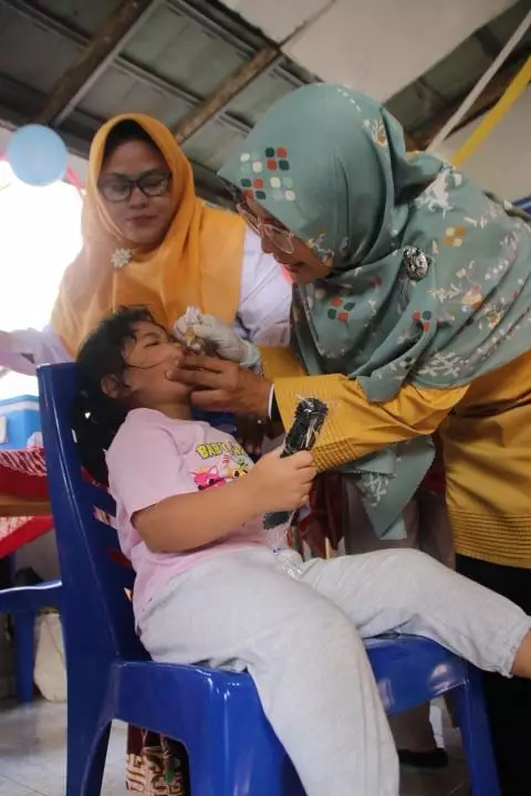 Sub-PIN Polio Putaran Kedua, UPTD Puskesmas Cipayung Bidik 11.692 Balita