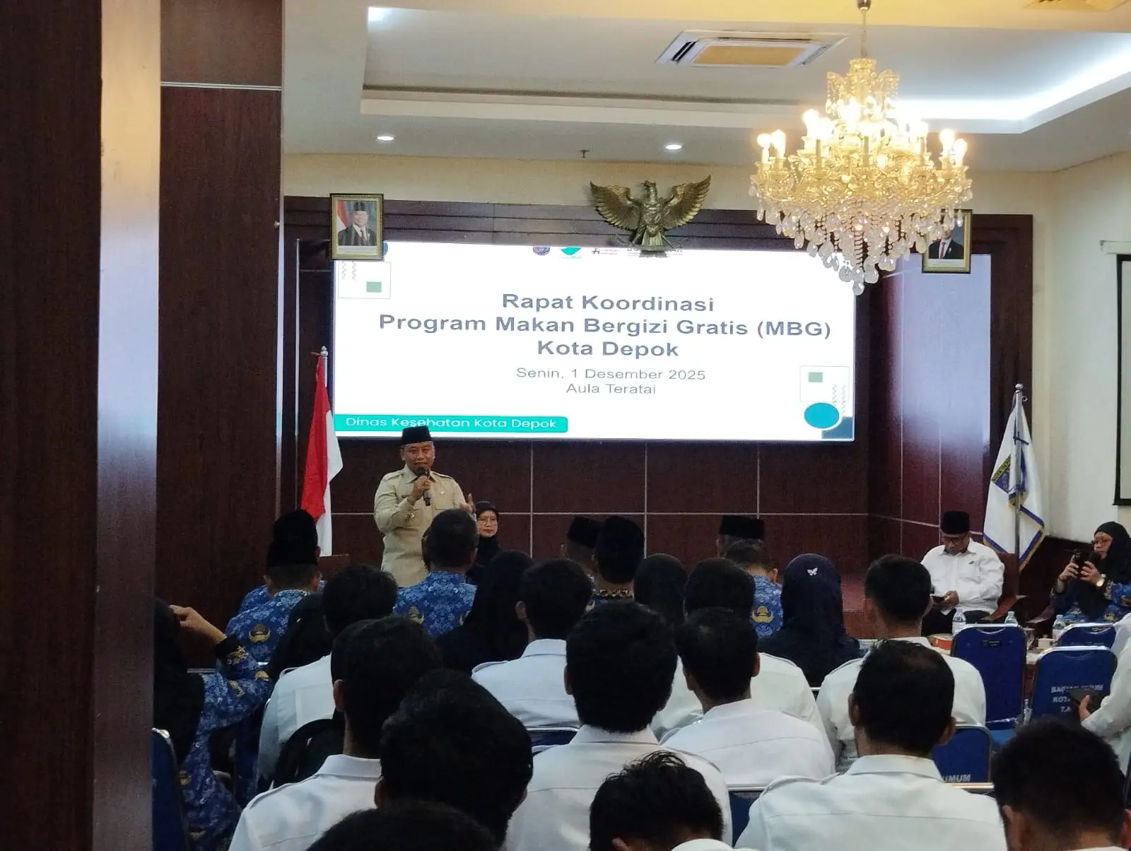 Percepat Pelayanan MBG, Pemkot Gelar Rakor Bersama Kepala SPPG se-Kota Depok