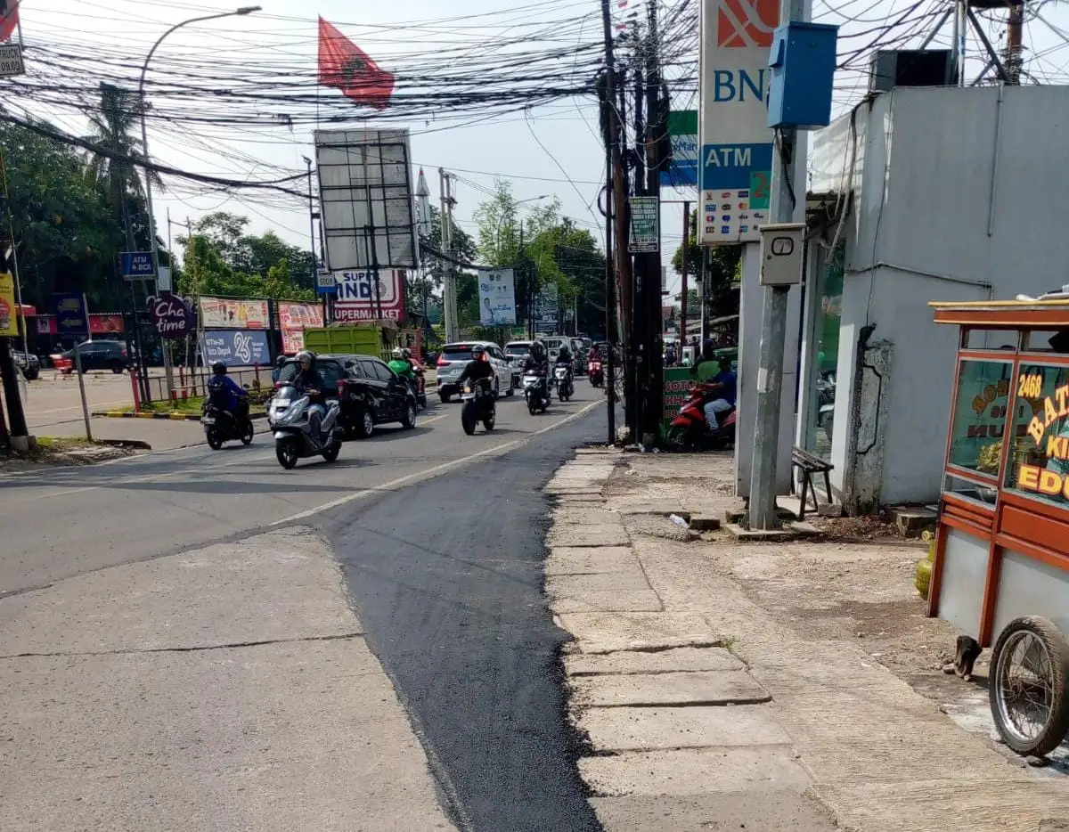 Persiapan Manajemen Rekayasa Lalin di Tugu Batu Sawangan Sudah Berprogres, Uji Coba 23 Mei