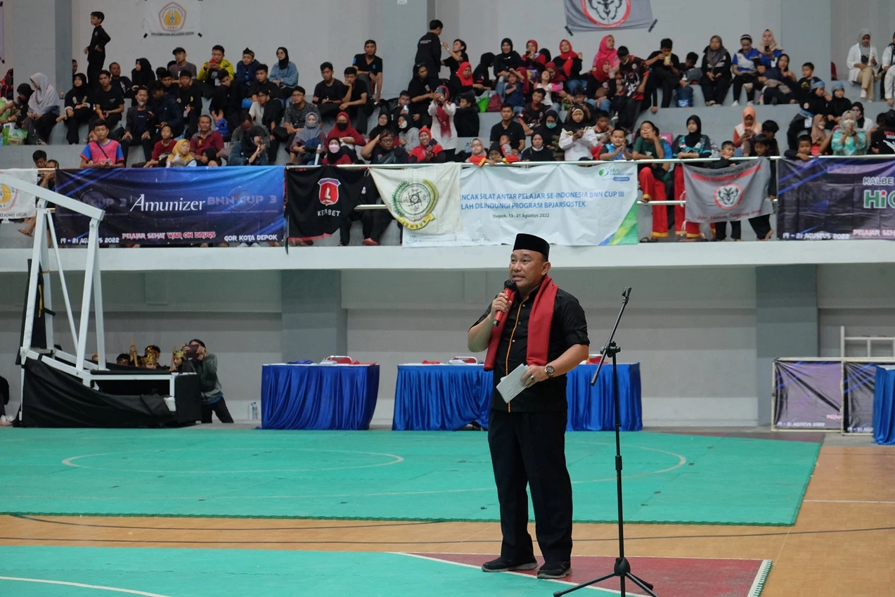 Wali Kota Depok Buka Secara Resmi Kejuaraan Pencak Silat BNN Cup 3