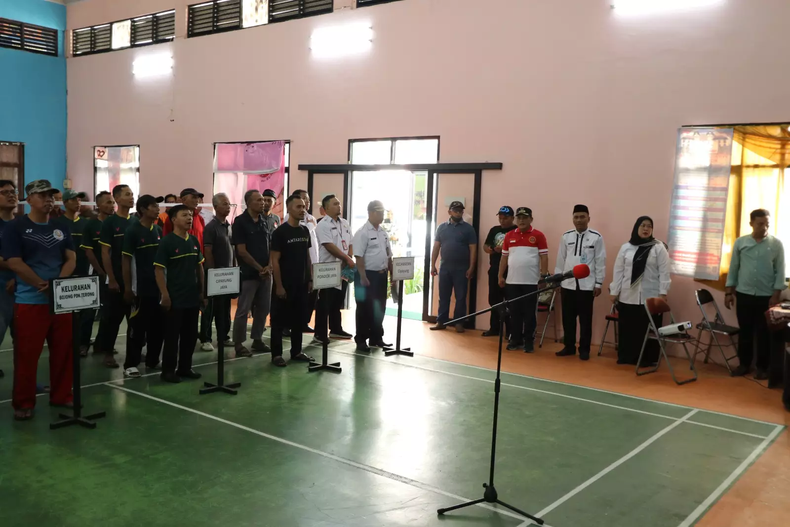 Turnamen Bulutangkis Meriahkan HUT ke-78 RI Tingkat Kecamatan Cipayung