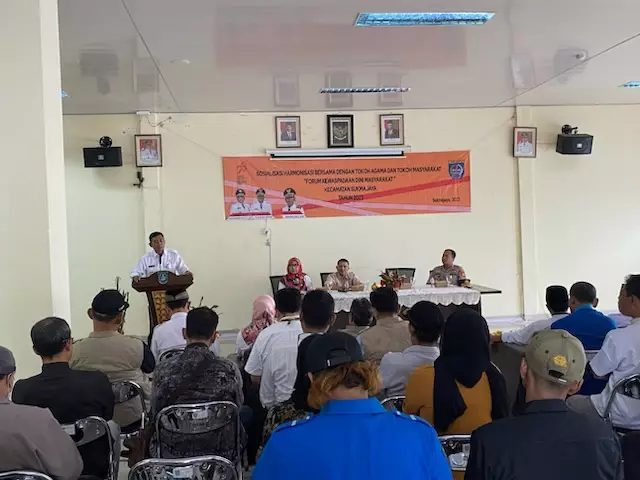 Kecamatan Sukmajaya Adakan Sosialisasi Harmonisasi Kewaspadaan Dini