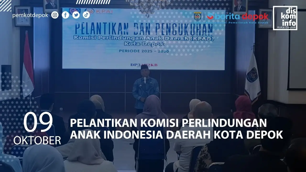 PELANTIKAN KOMISI PERLINDUNGAN ANAK INDONESIA DAERAH KOTA DEPOK