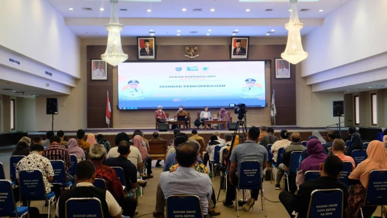Memotivasi Penggiat Koperasi, DKUM Depok Gelar Seminar