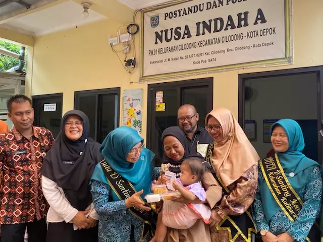 Tinjau Pendistribusian Pangan Lokal Bergizi, Bunda Elly: Bareng-bareng Wujudkan Zero Stunting di Kota Depok
