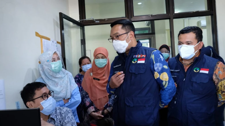 Pjs Wali Kota Depok Dampingi Gubernur Jawa Barat Kunjungi Labkesda Kota Depok