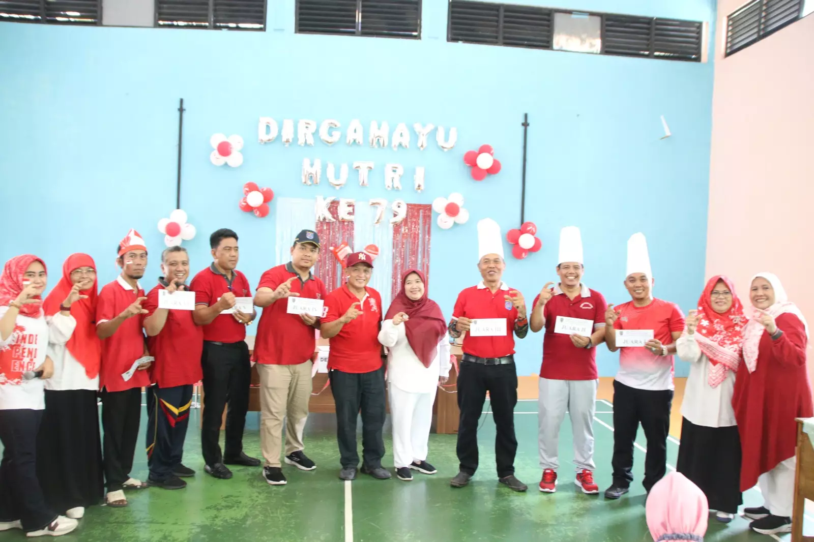 Meriahkan HUT RI, ASN Pria di Cipayung Adu Masak Nasi dan Mie Goreng