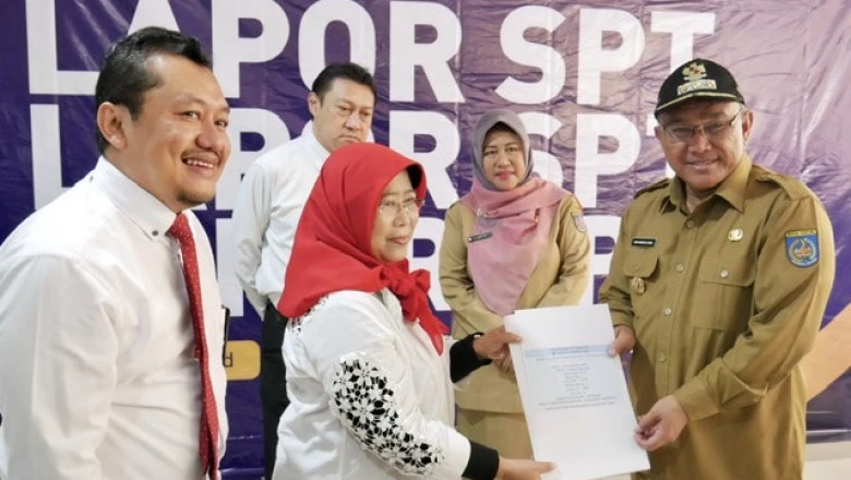 Wali Kota Depok Serahkan Laporan SPT Tahunan