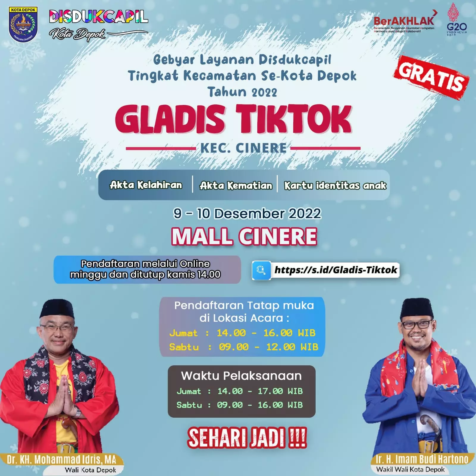 Gladis Tiktok Bakal Hadir di Limo dan Cinere, Catat Tanggalnya