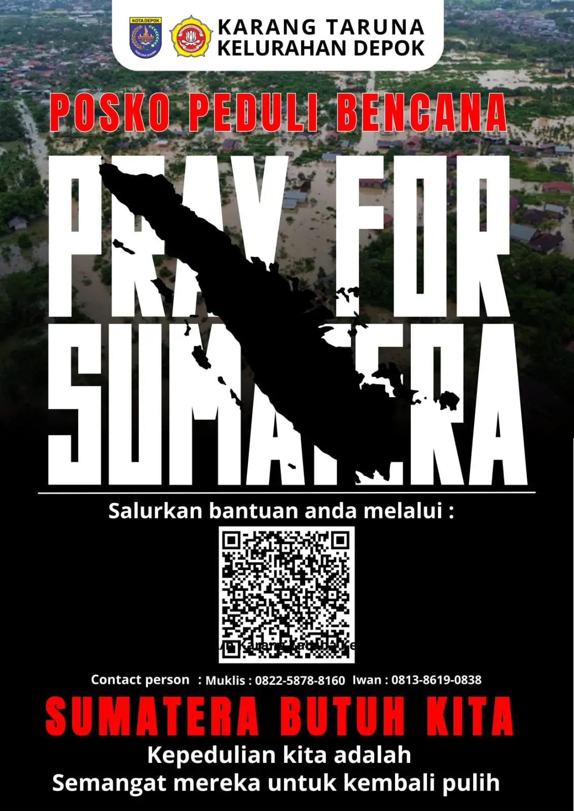 Bantu Sumatera Bangkit dari Bencana, Katar Depok Open Donasi