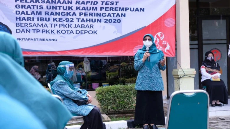Jelang Hari Ibu, PKK Depok Gelar Rapid Test Gratis