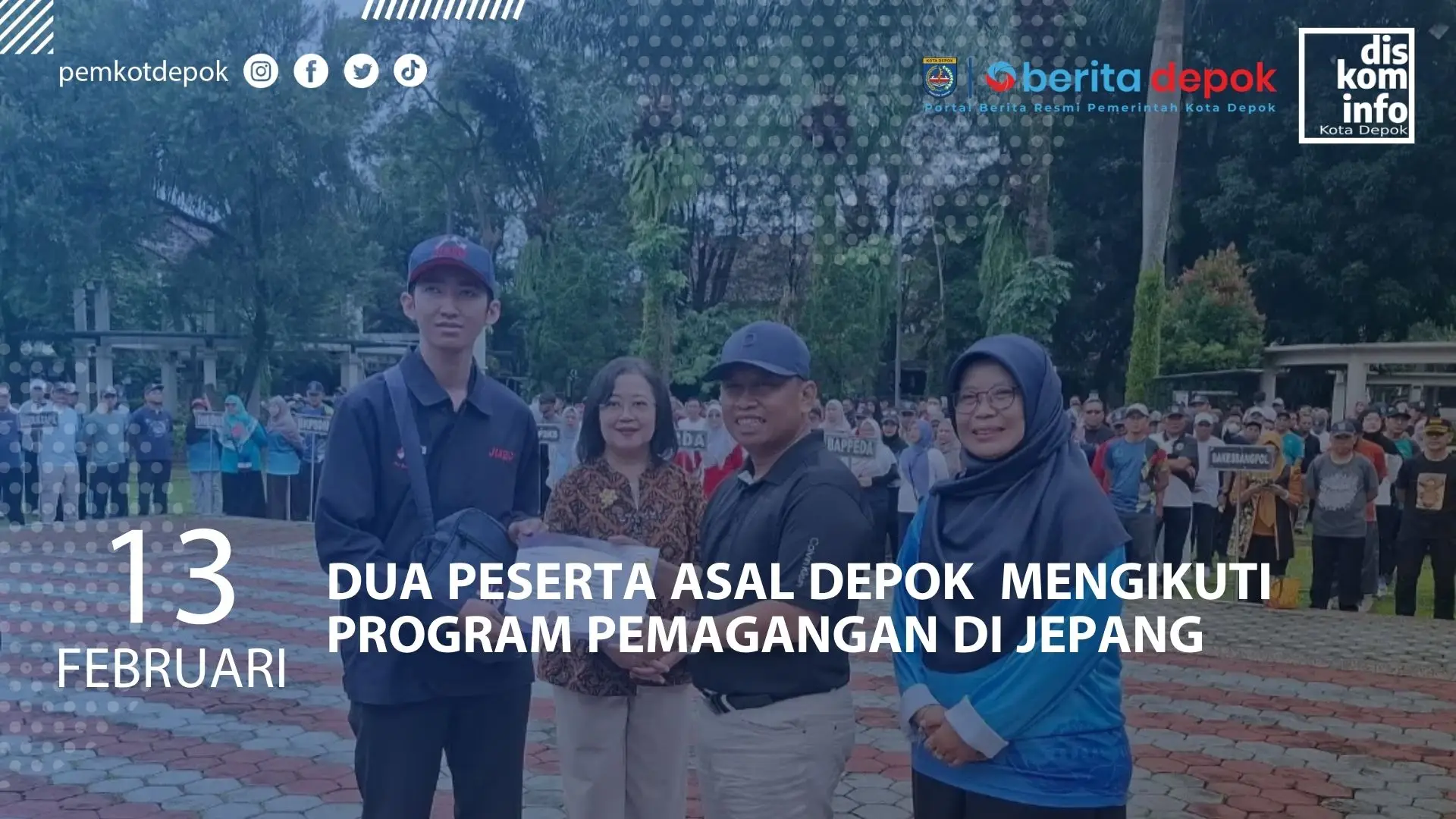 Melalui Pelatihan Kerja, Pemkot Depok Membuka Kesempatan Untuk Berkarier di Dalam Maupun Luar Negeri