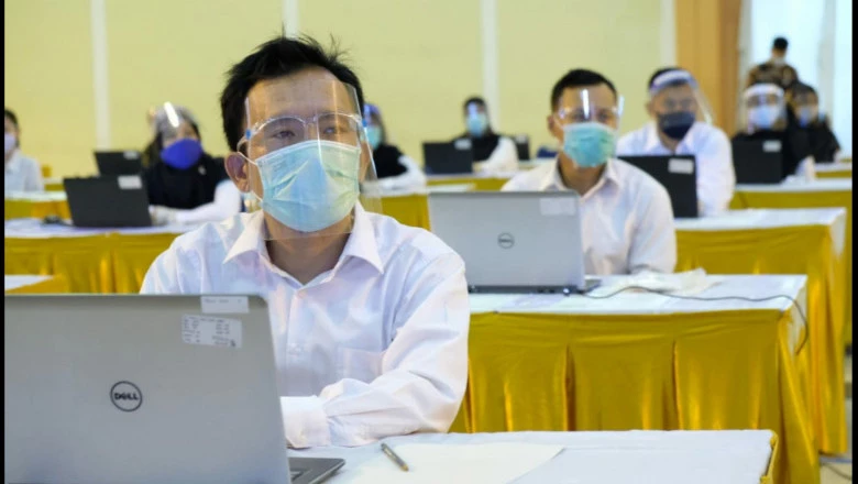 BKPSDM Kota Depok Terapkan Protokol Kesehatan Pada Seleksi Pengadaan CPNS 