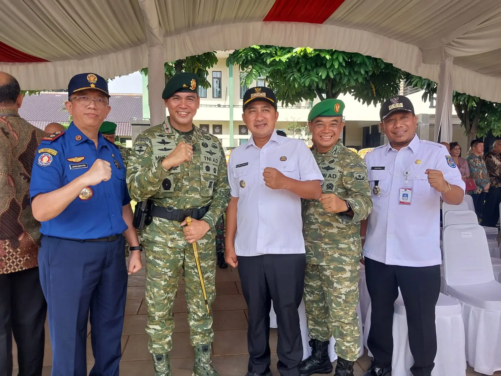 Hadiri Sertijab Panglima Divif 1 Kostrad, Chandra Rahmansyah: Pemerintah Kota Depok Siap Berkolaborasi