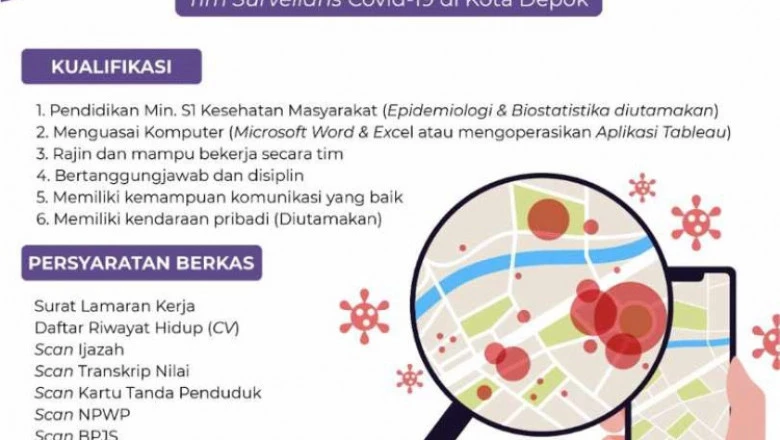 Pemkot Depok Kembali Buka Rekrutmen Tim Survailans Covid-19 