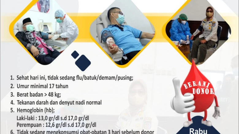 Peringati HUT ke-72, Satpol PP Depok Gelar Donor Darah