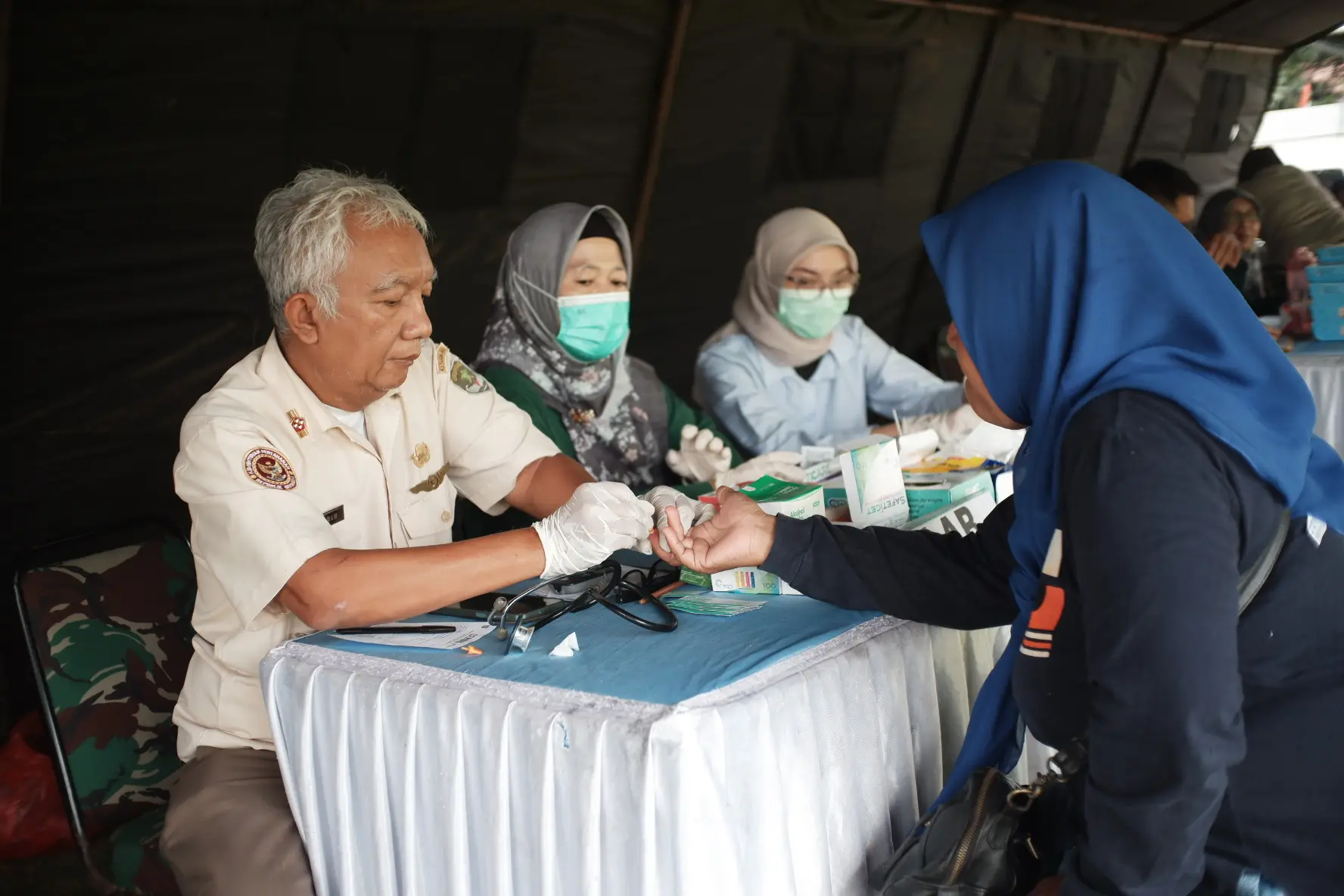 TMMD ke-127, Kodim 0508/Depok Gelar Pemeriksaan Kesehatan Gratis
