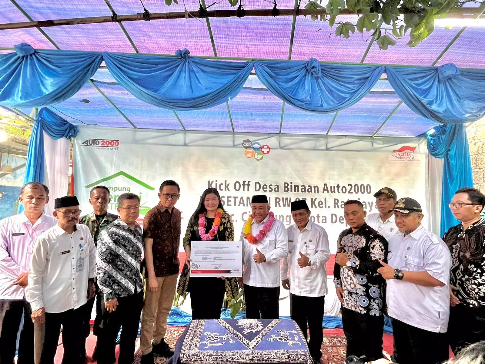 Wali Kota Depok Resmikan Kampung Berseri Astra