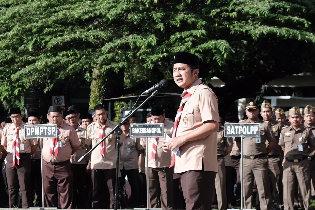 Wakil Wali Kota Jadi Pembina Apel ASN Pemkot Depok