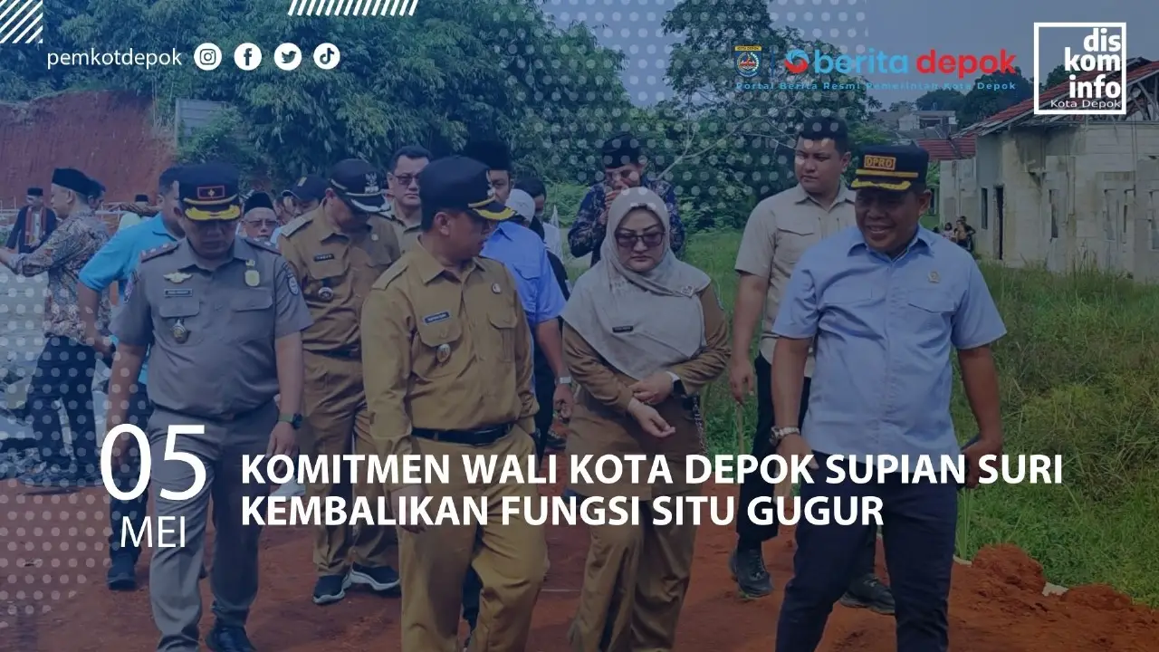 Komitmen Wali Kota Depok Supian Suri Kembalikan Fungsi Situ Gugur