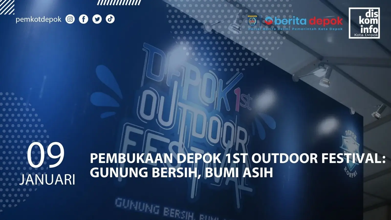 DEPOK1st OUTDOOR FESTIVAL, EDUKASI LINGKUNGAN BAGI MASYARAKAT