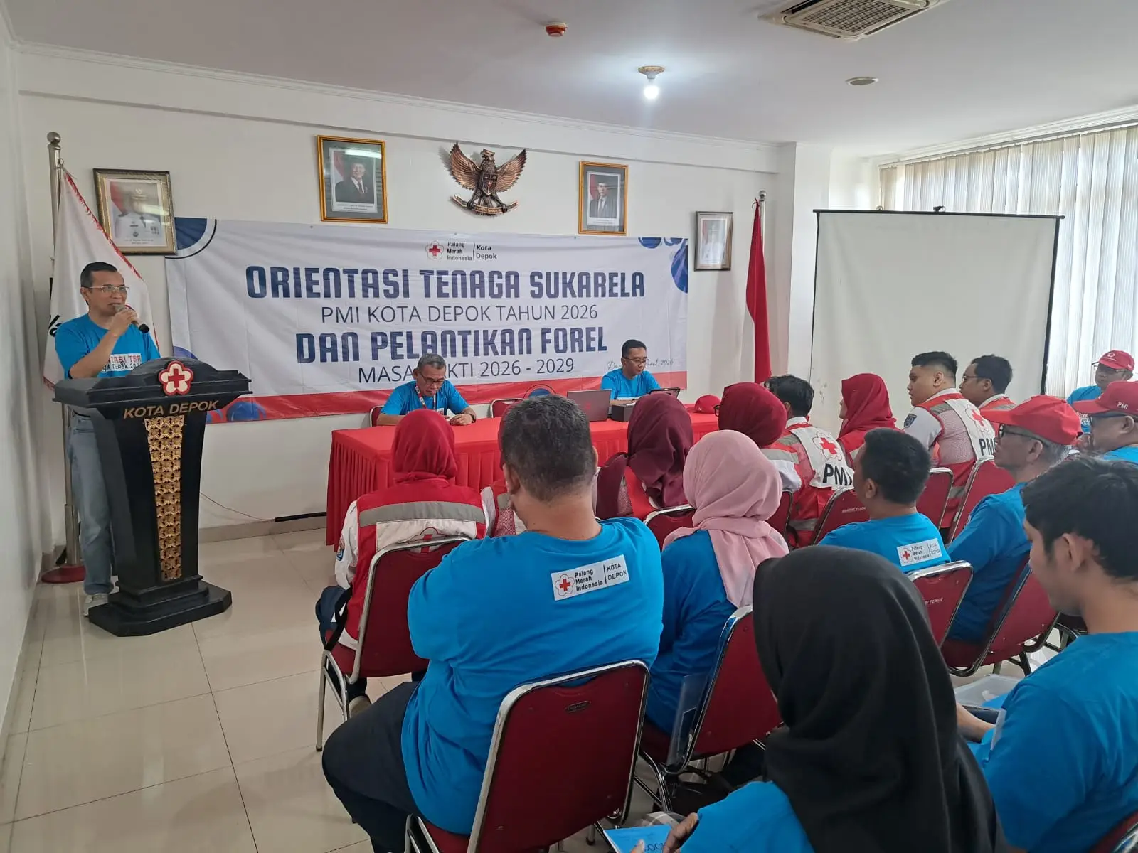Ketua PMI Depok Ajak Calon TSR Berkontribusi Wujudkan Depok Maju