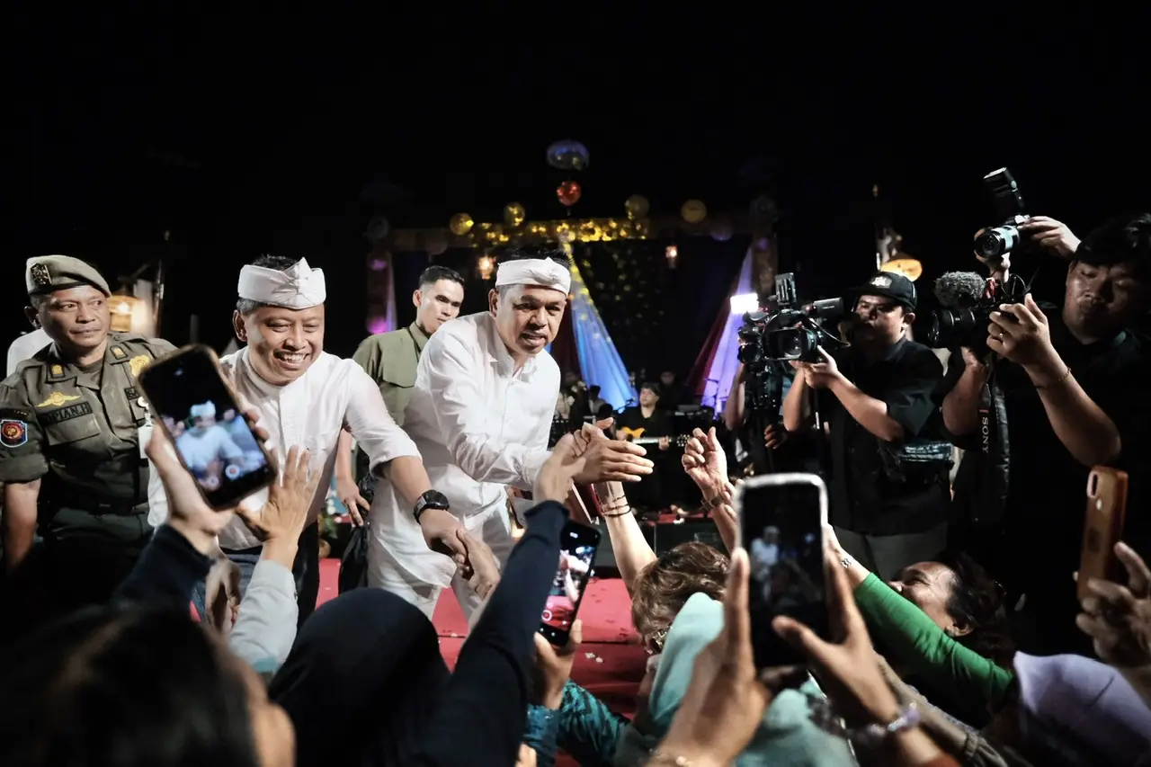 Hadiri Hiburan Rakyat HUT ke-26 Kota Depok, Gubernur KDM Disambut Meriah Ribuan Warga