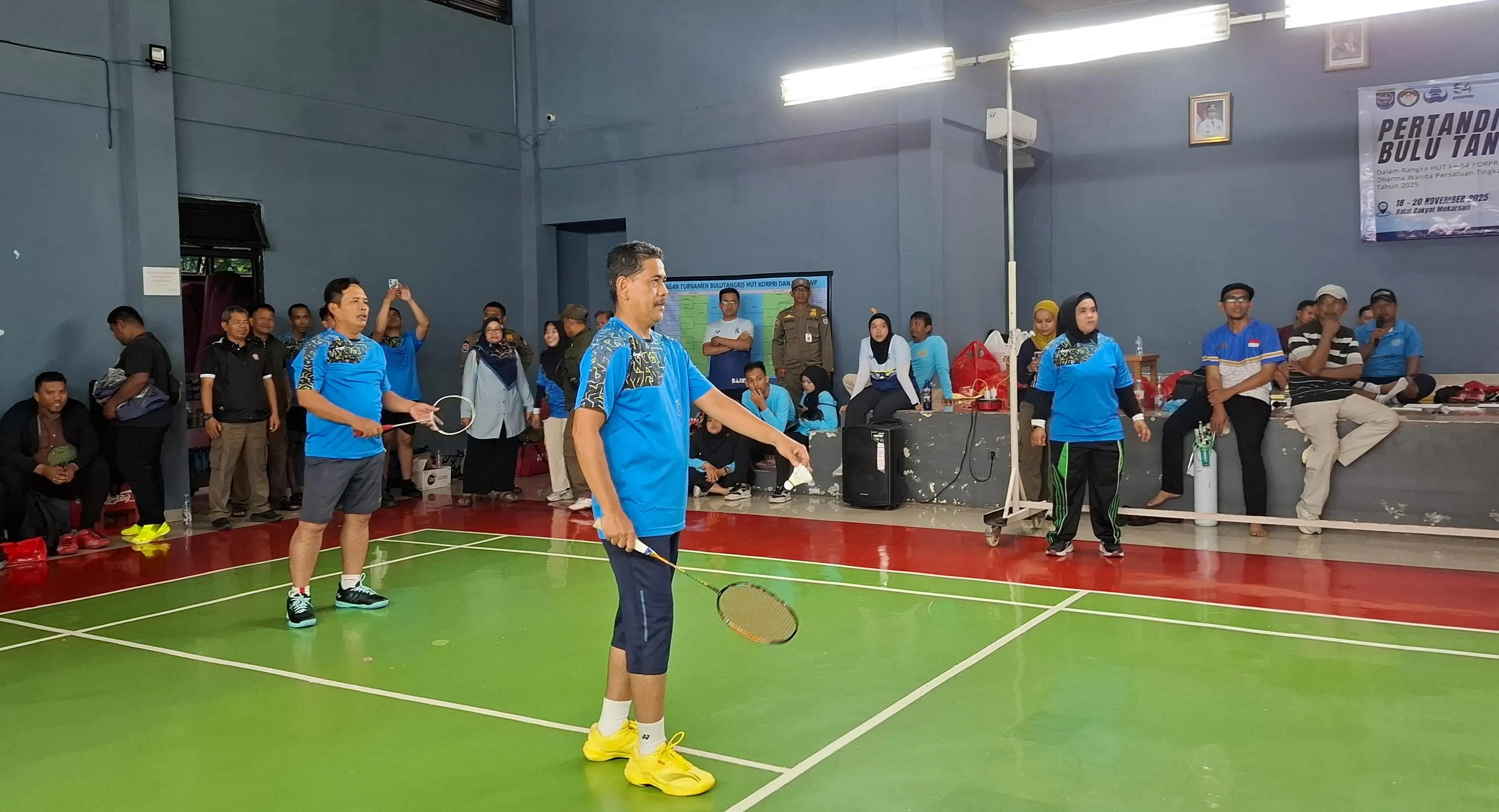 29 PD Adu Skill Bulutangkis Peringati HUT KORPRI dan DWP Kota Depok