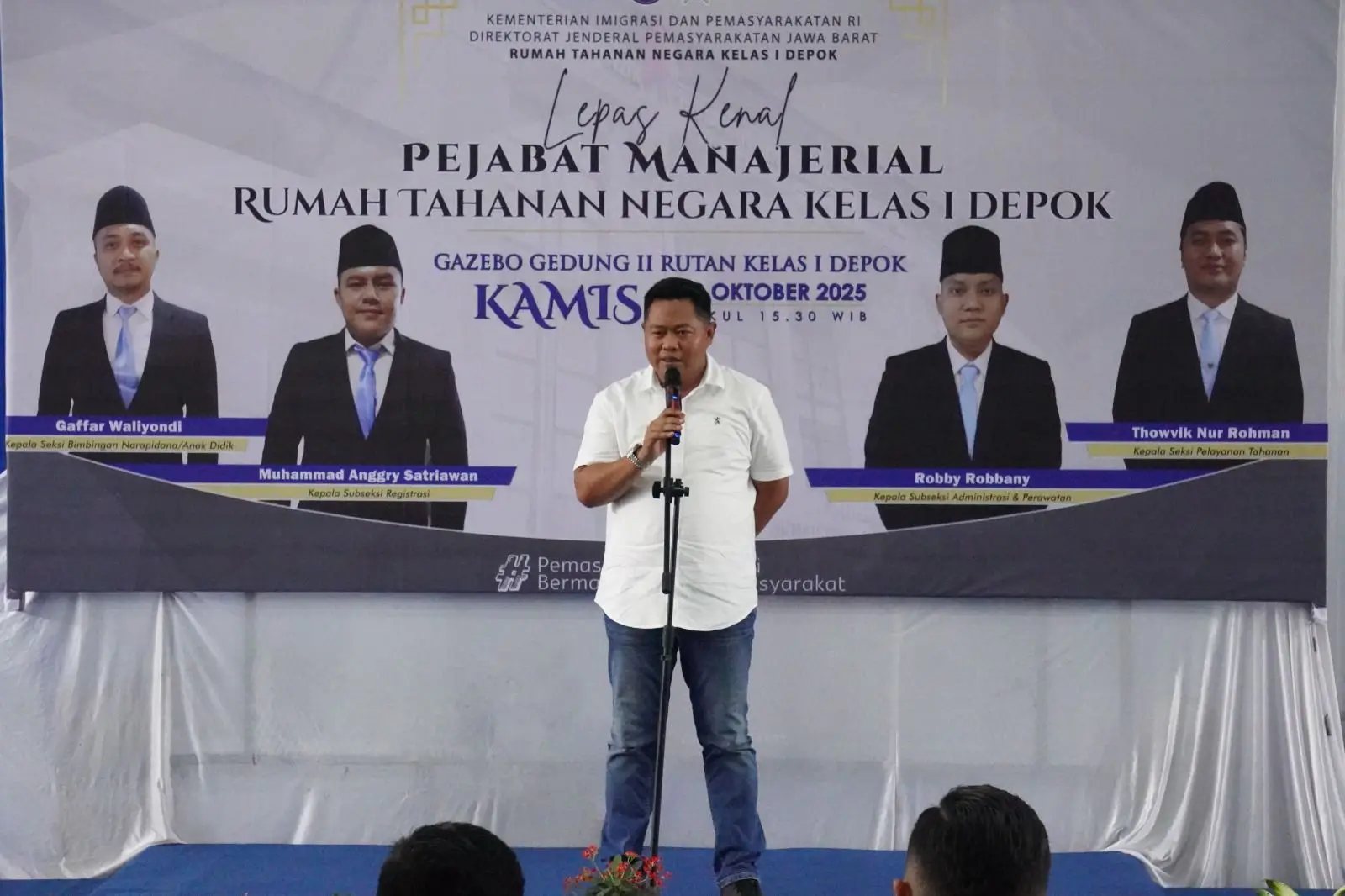 Rutan Depok Hadirkan Semangat Baru Lewat Lepas Kenal Pejabat Manajerial