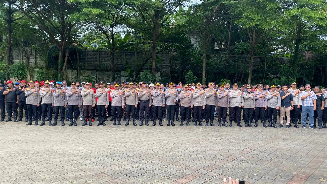 Apel Siaga Kamtibmas, Kapolres Metro Depok Ajak Ormas dan Warga Jaga Kondusivitas
