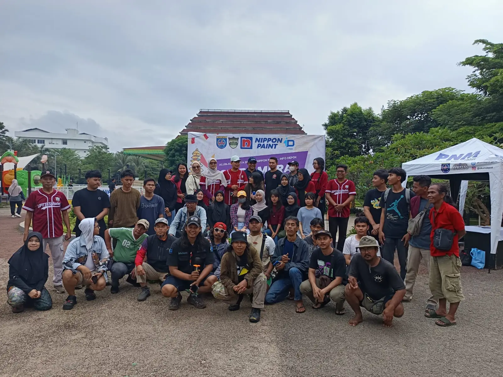 Lomba Mural Alun-Alun Depok Dimulai, 17 Grup Adu Kreativitas